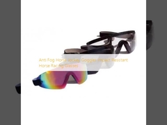 Anti Fog Horse Jockey Goggles Impact Resistant Horse Racing Glasses