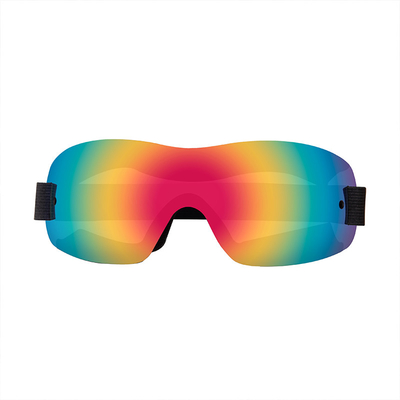 Horse Racing Anti Impact Skydiving Glasses UV400 Protection With Adjustable Strap